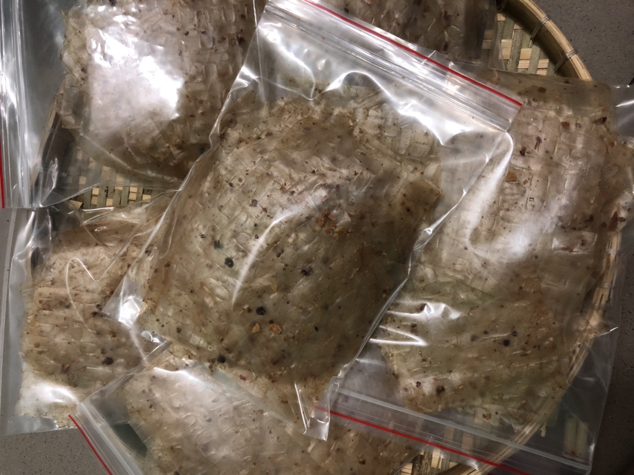[Mua 5 Tặng 1] Bánh Tráng Xike Túi Zip 100gr