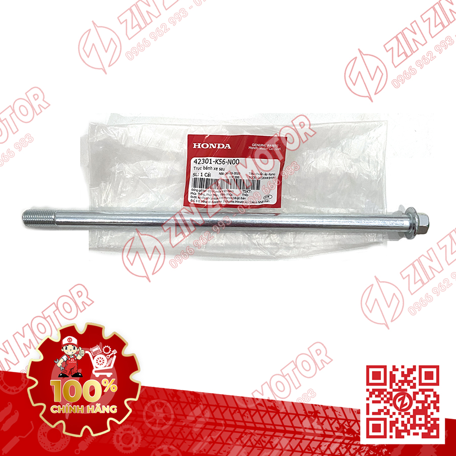 Genuine honda-zininmotor winner v1, winner x v3 v2, rs150 v1 v3 44301-k56-n10, 42301-k56-n00 front axle shaft