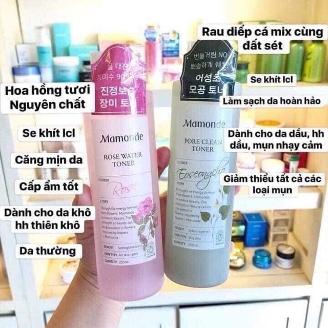 Nước Hoa Hồng Diếp Cá Toner Mamonde