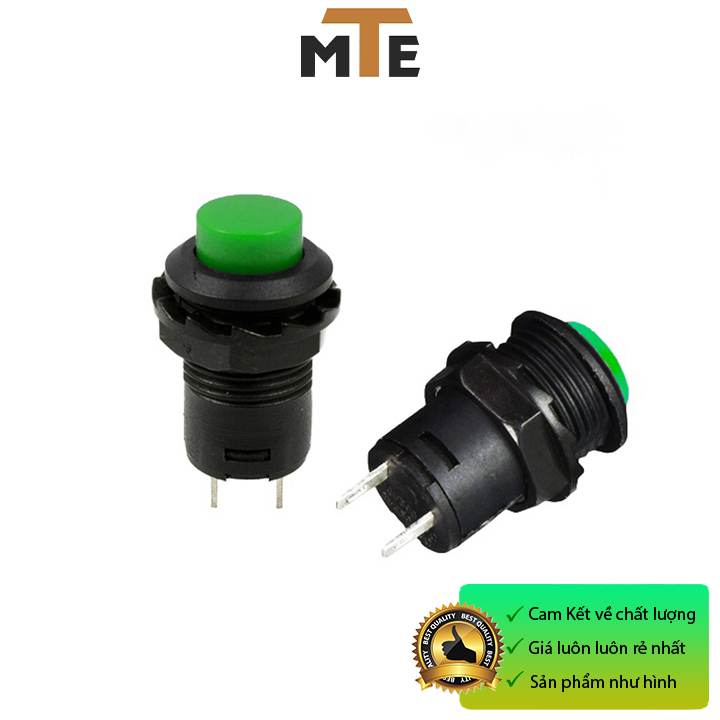 Nút nhấn giữ - nút nguồn 12mm 1.5A 250VAC