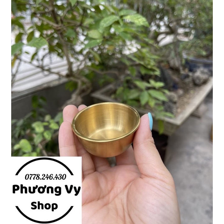 Khay, chén inox mạ vàng