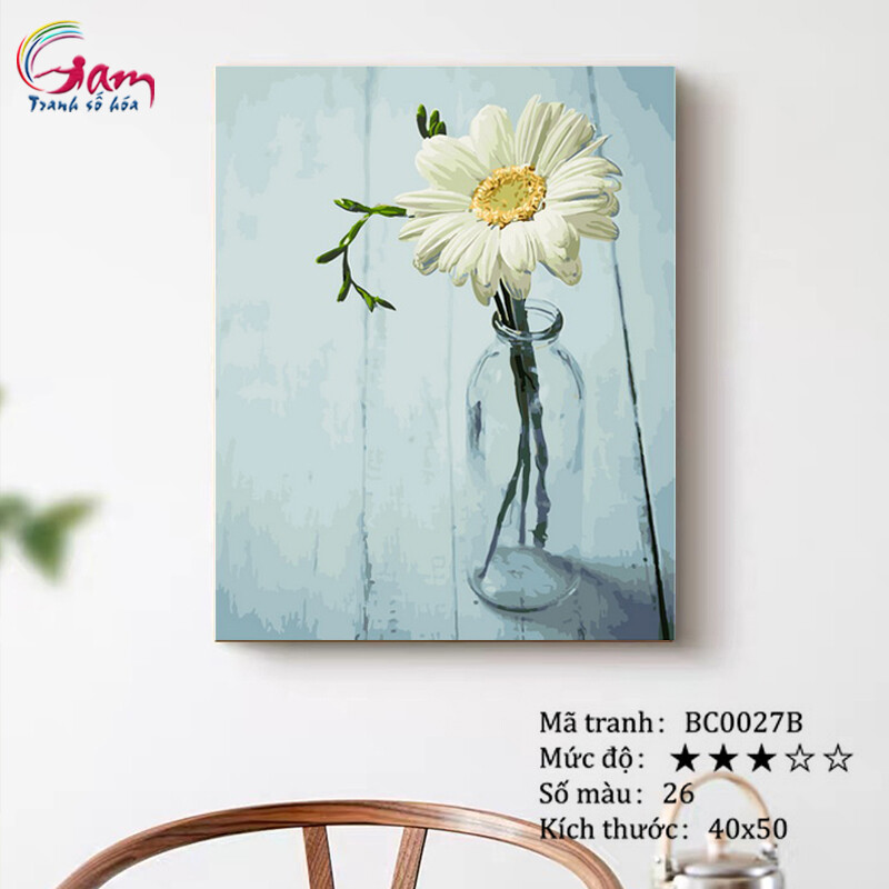 DIY Painting By Numbers Kit Abstract Floral Painting No BC0027B Home Wall Decor, New Hobby And Gift Picture On Canvas Acrylic paint Coloring By Number