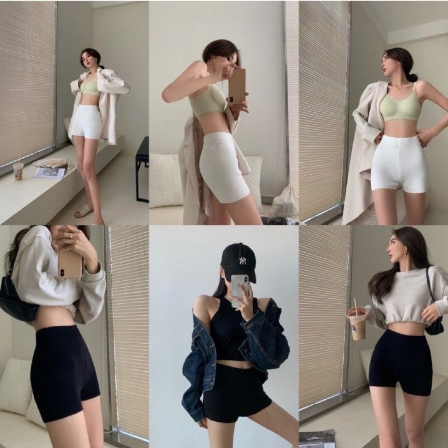 Quần Legging Đùi - Quần Short body dáng ôm
