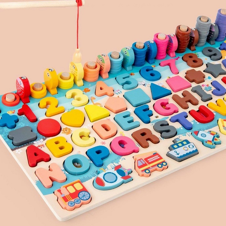 Đồ wooden toy 6 in 1
