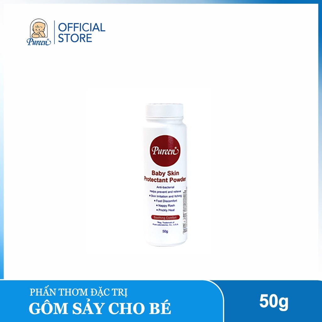 Phấn rôm sảy Pureen - Bảo vệ da - 50g/175g