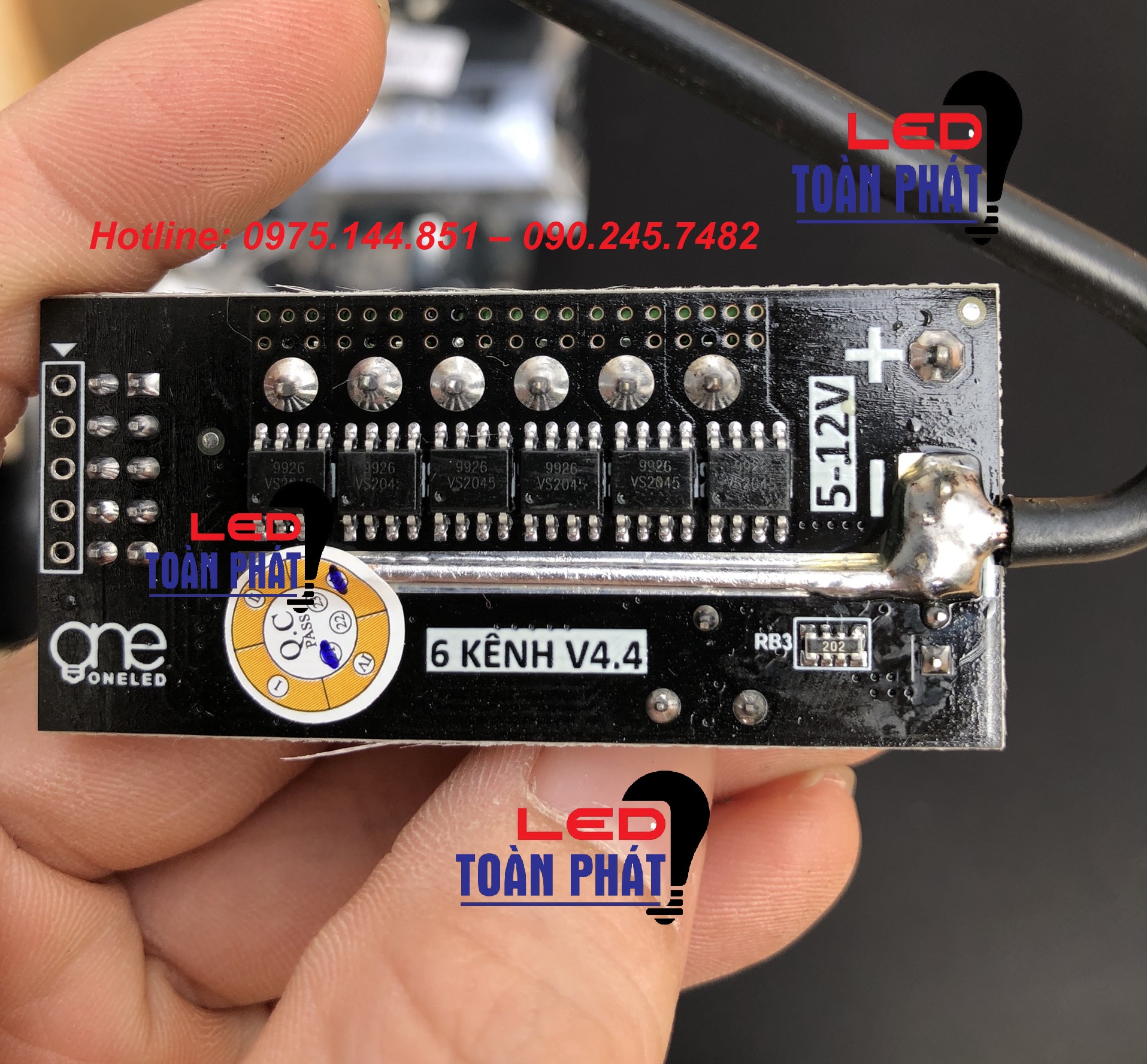 Mạch Led vẫy 5V - 12V LED ONE- 4 Cổng 30A