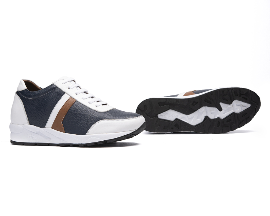 [8cm] shoes high male T&TRA T29 White Blue