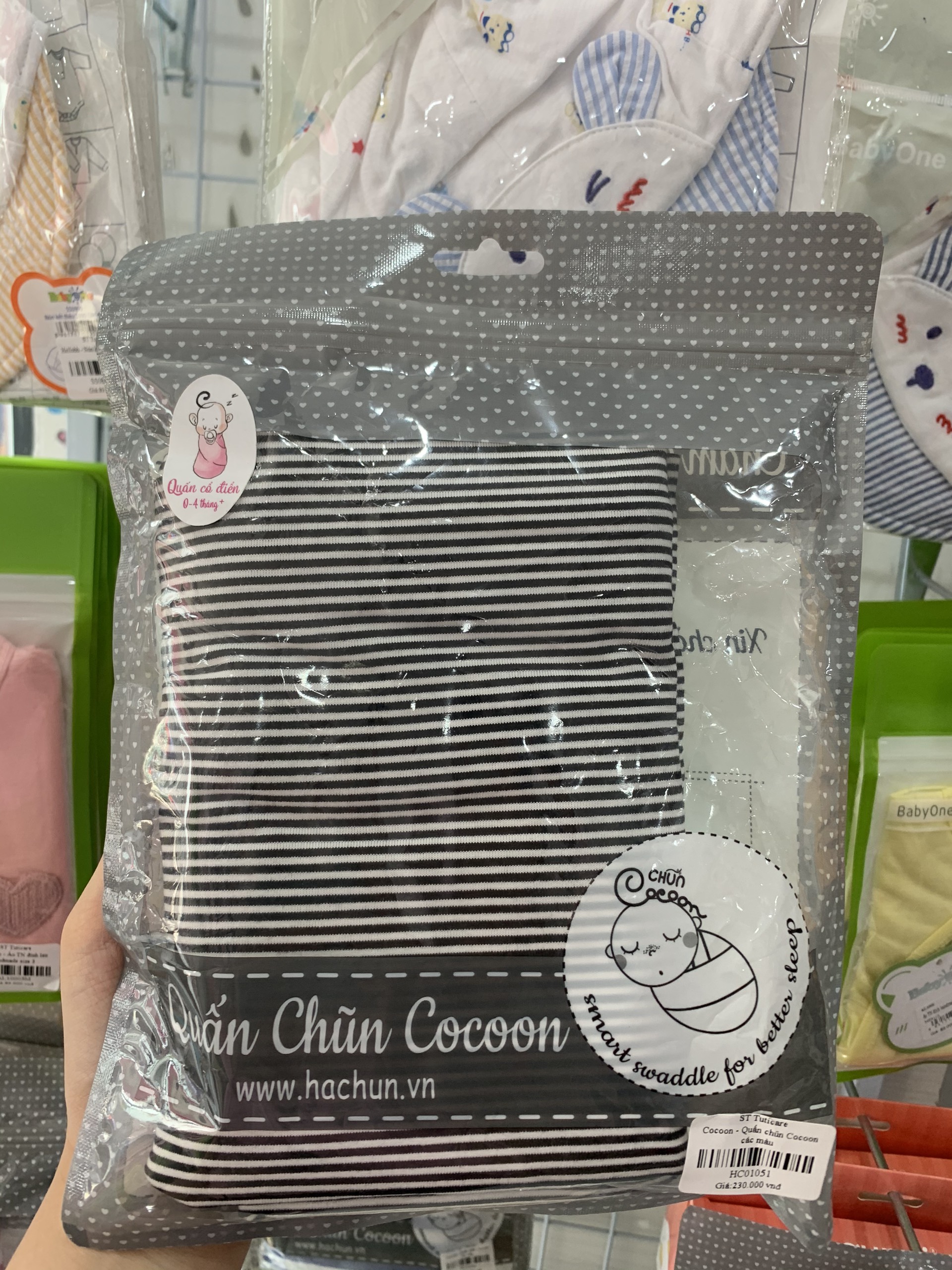 [HCM][Hàng sẵn - Chính Hãng] Quấn Chũn Cocoon Các Màu Cho Bé