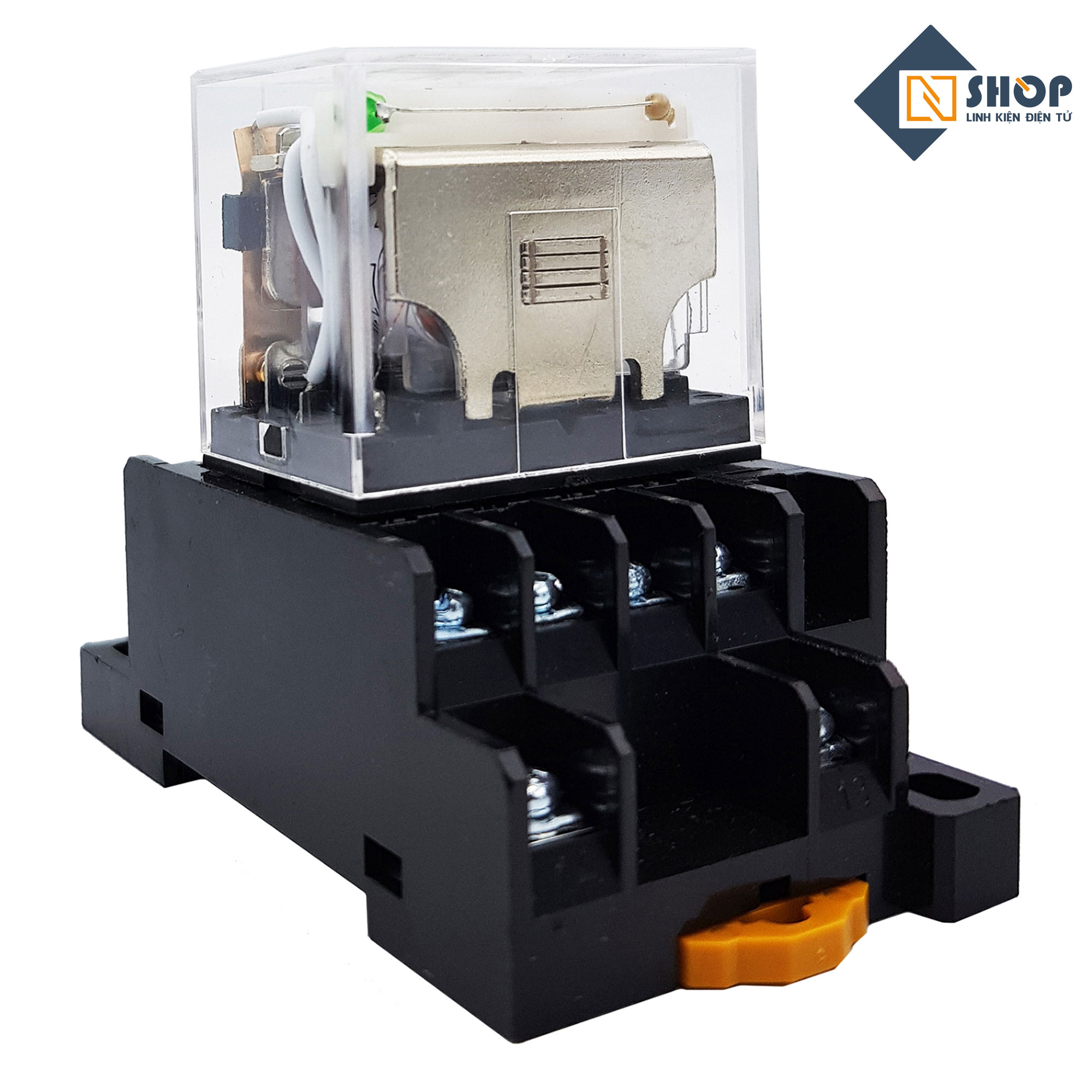 Relay trung gian HH62P 12VDC, 12VAC, 24VDC, 220VAC