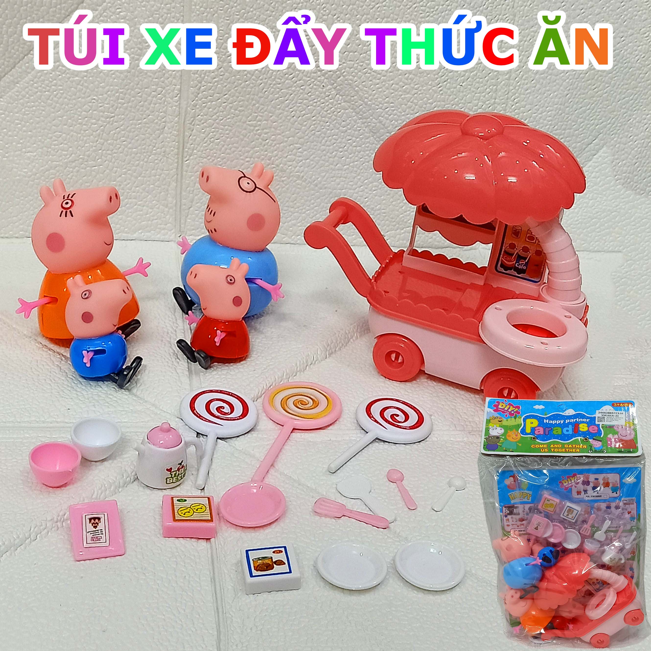 Đồ chơi biệt thự gia đình heo peppa pig độc đáo đáng yêu cho bé - đồ chơi heo peppa pig