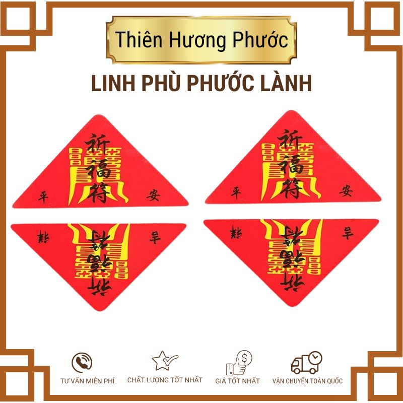 Linh phù quan âm cầu may mắn bình an