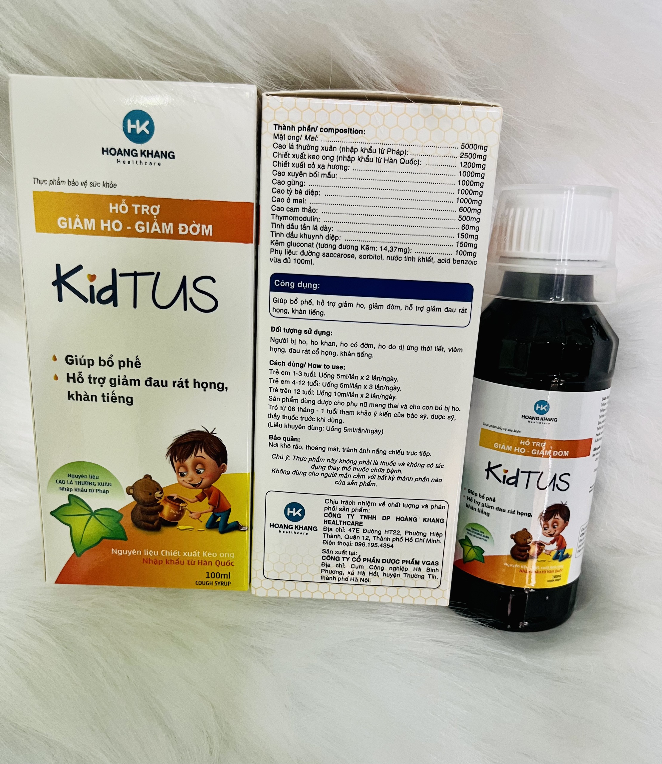 Siro KIDTUS Chai 100ml