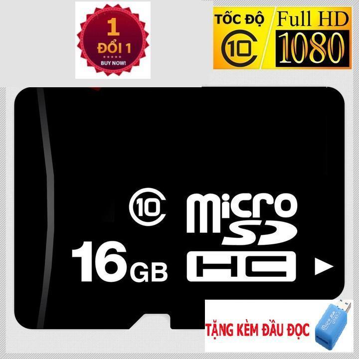 Thẻ nhớ microSD 16GB fullbox class 10 - LƯU TRỮ NHANH