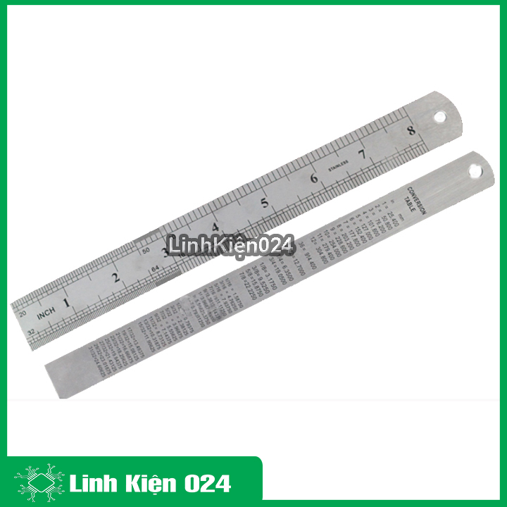 (XẢ HÀNG) Thước kỹ thuật 20cm, 30cm độ chính xác cao bằng sắt