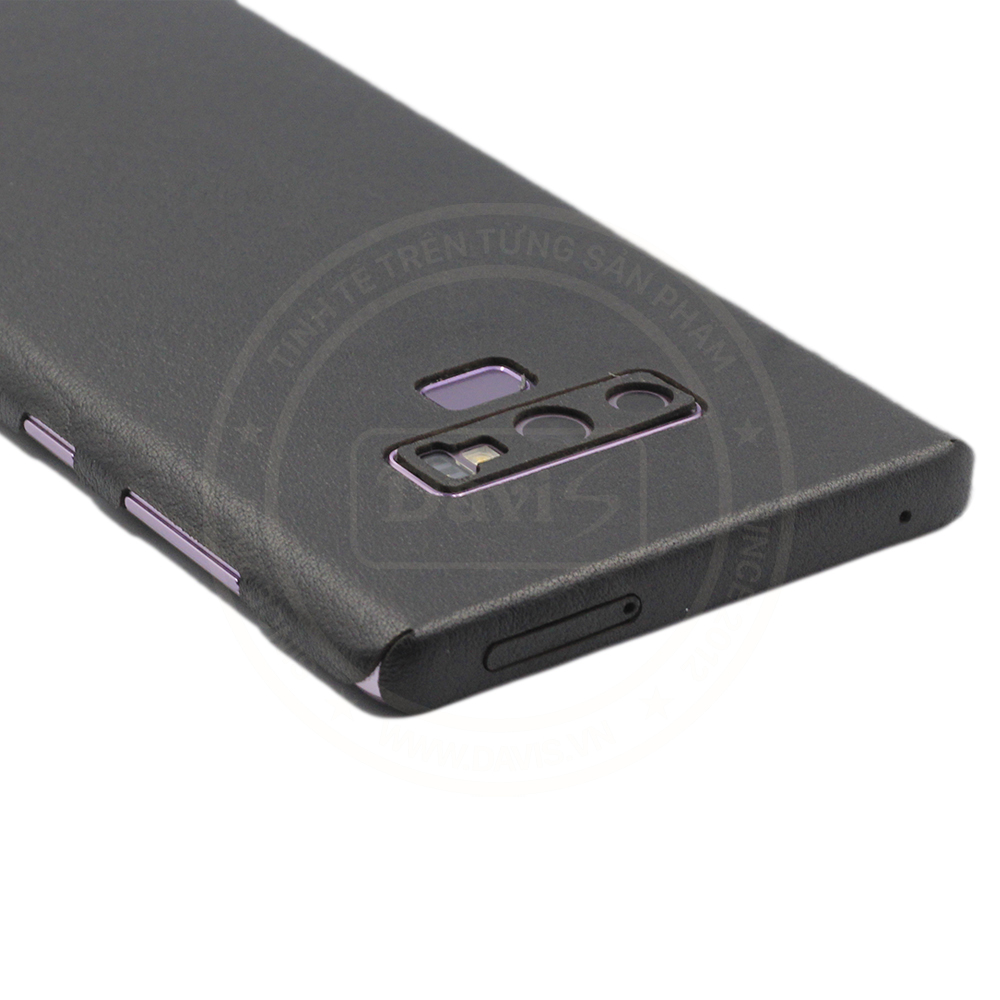 Dán da full viền cho galaxy Note 9, làm từ da thật cao cấp - Chính hãng Davis