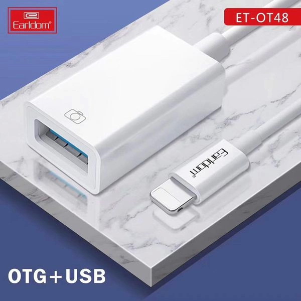Rắc chuyển đổi Jack OTG cho Iphone, Ipad sang Usb Earldom OT48