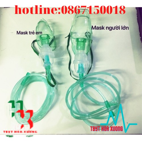 BỘ MASK KHÍ DUNG TRẺ EM VÀ NGƯỜI LỚN