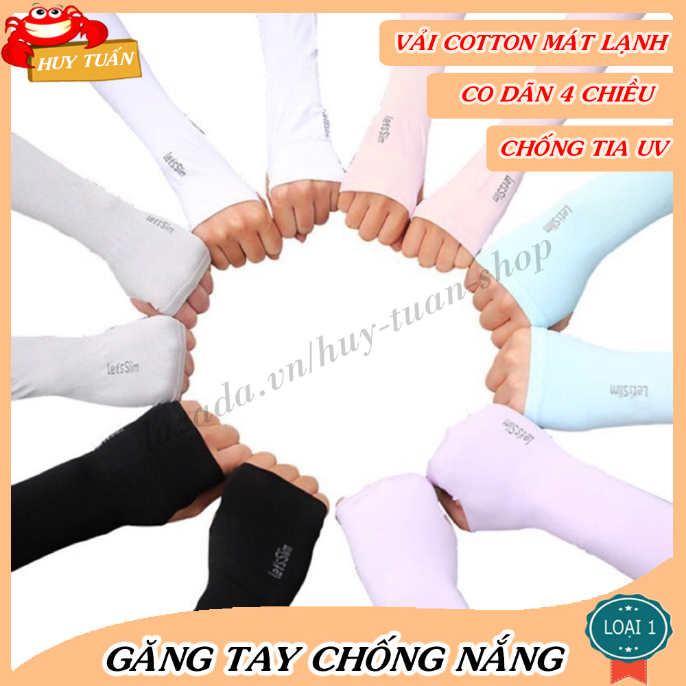 Găng tay chống nắng đa năng , Găng dài tay xỏ ngon chống tia cực tím - Huy Tuấn