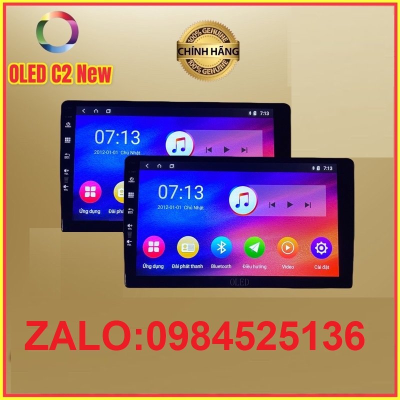 Màn hình android oled c2 new 9 inch thu wifi, đầu dvd android full chức năng cho ô tô xe hơi , giá siêu rẻ