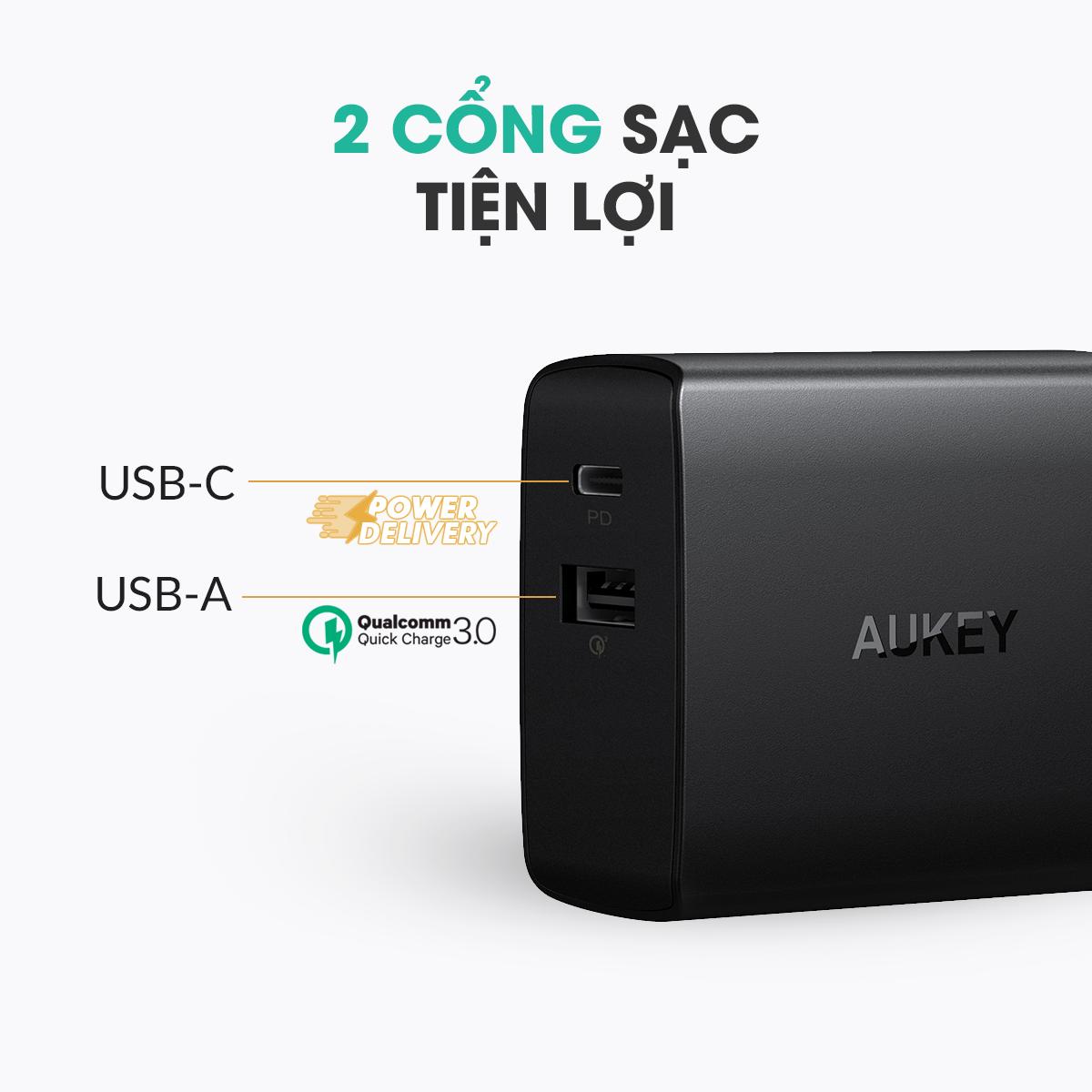 Cốc sạc Aukey PA-Y17