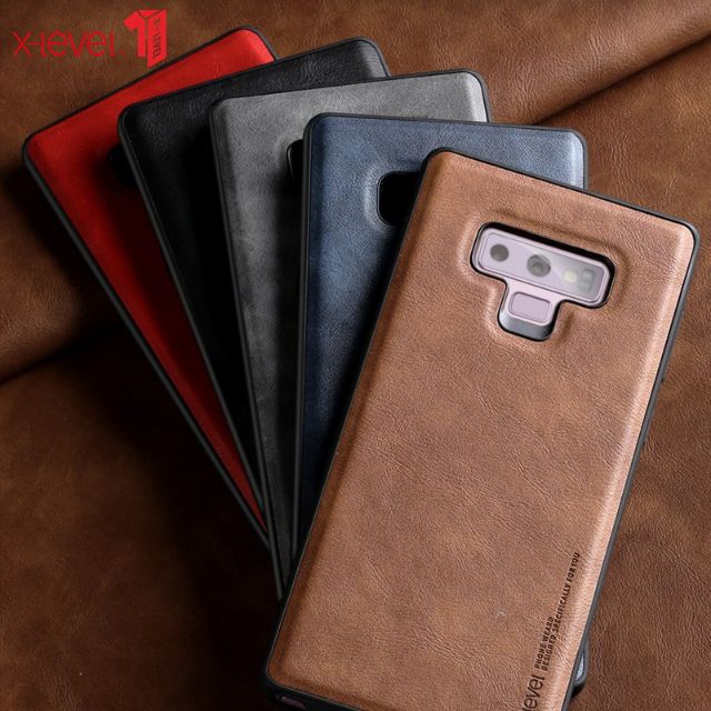 Ốp Lưng X-Level Da Cho Galaxy Note 9 Viền dẻo chống sốc