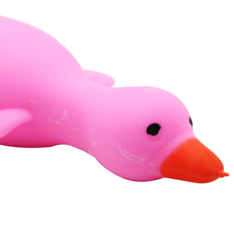 Đồ Chơi Squishy Hình Vịt Con LX19 - Màu Hồng