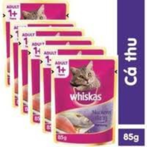 ◈ vn013 Pate Cho Mèo Whiskas cho mèo mọi lứa tuổi  (COMBO 12 GÓI)