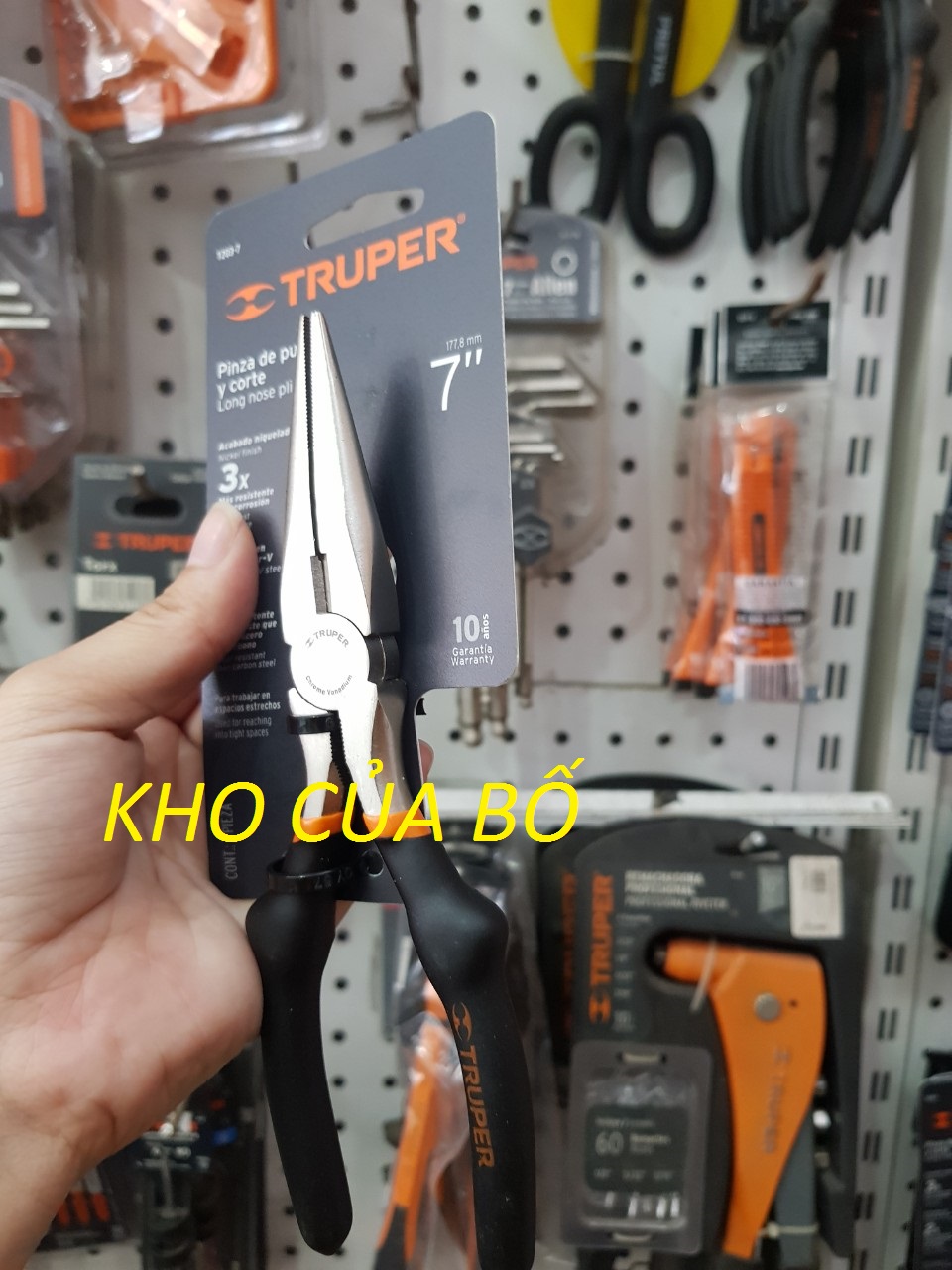Kềm mỏ nhọn 7in/175mm Truper - 17315