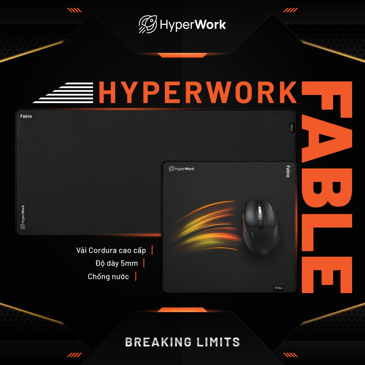 Bàn di chuột Gaming HyperWork Fable