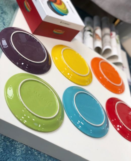 SET ĐĨA LE CREUSET 6 CHIẾC 18cm và 23 cm