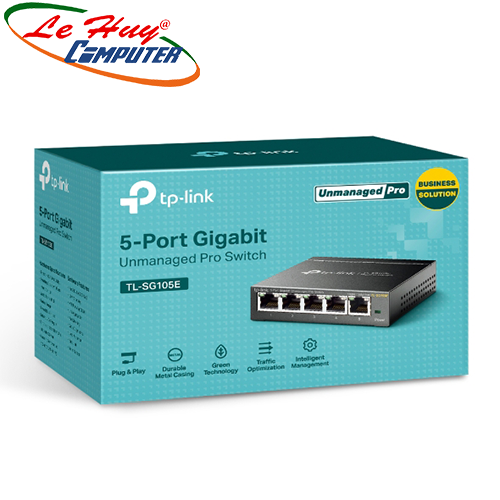 Thiết bị chia mạng tp-link tl-sg105e 5-port gigabit easy smart
