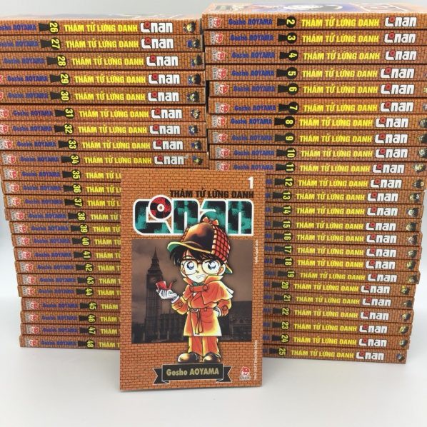 Sách - Combo Thám tử lừng danh Conan - 7 quyển (giao tập ngẫu nhiên) + bán kèm 1 bút viết