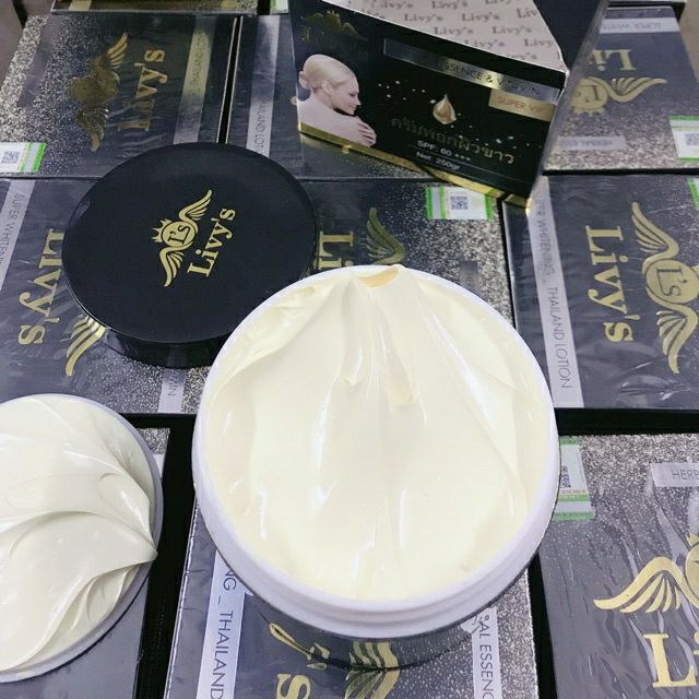 Kem dưỡng trắng da body Livy's hộp đen 250g