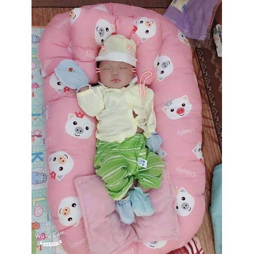 Đệm ngủ thông minh cho bé chất vải cotton