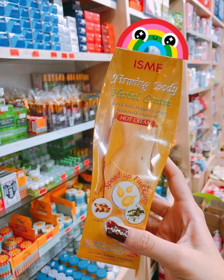 Kem tan mỡ gừng isme shape firming herbal thái lan