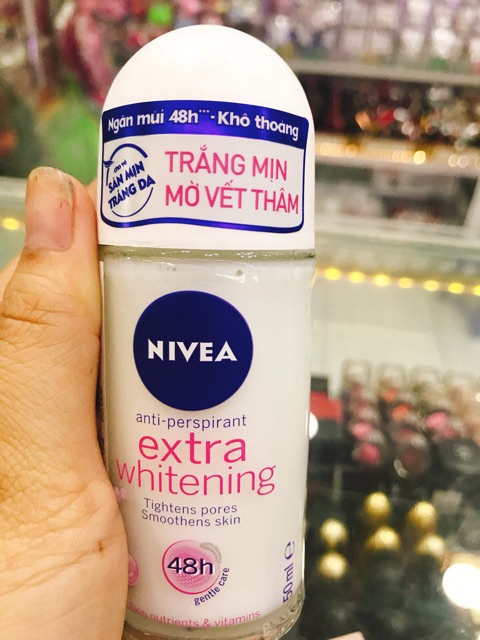 LĂN NGĂN MÙI NIVEA TRẮNG MỊN MỜ VẾT THÂM 50ML