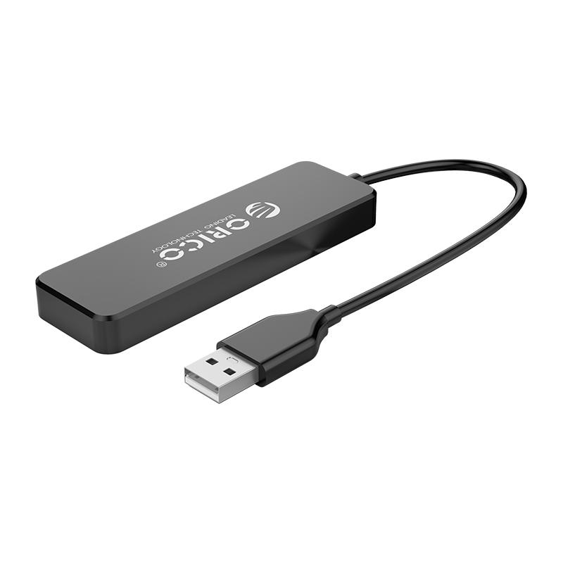 USB HUB 4 cổng USB 2.0 ORICO FL01  (Màu đen) (FL01-BK-BP-HW) Chính Hãng
