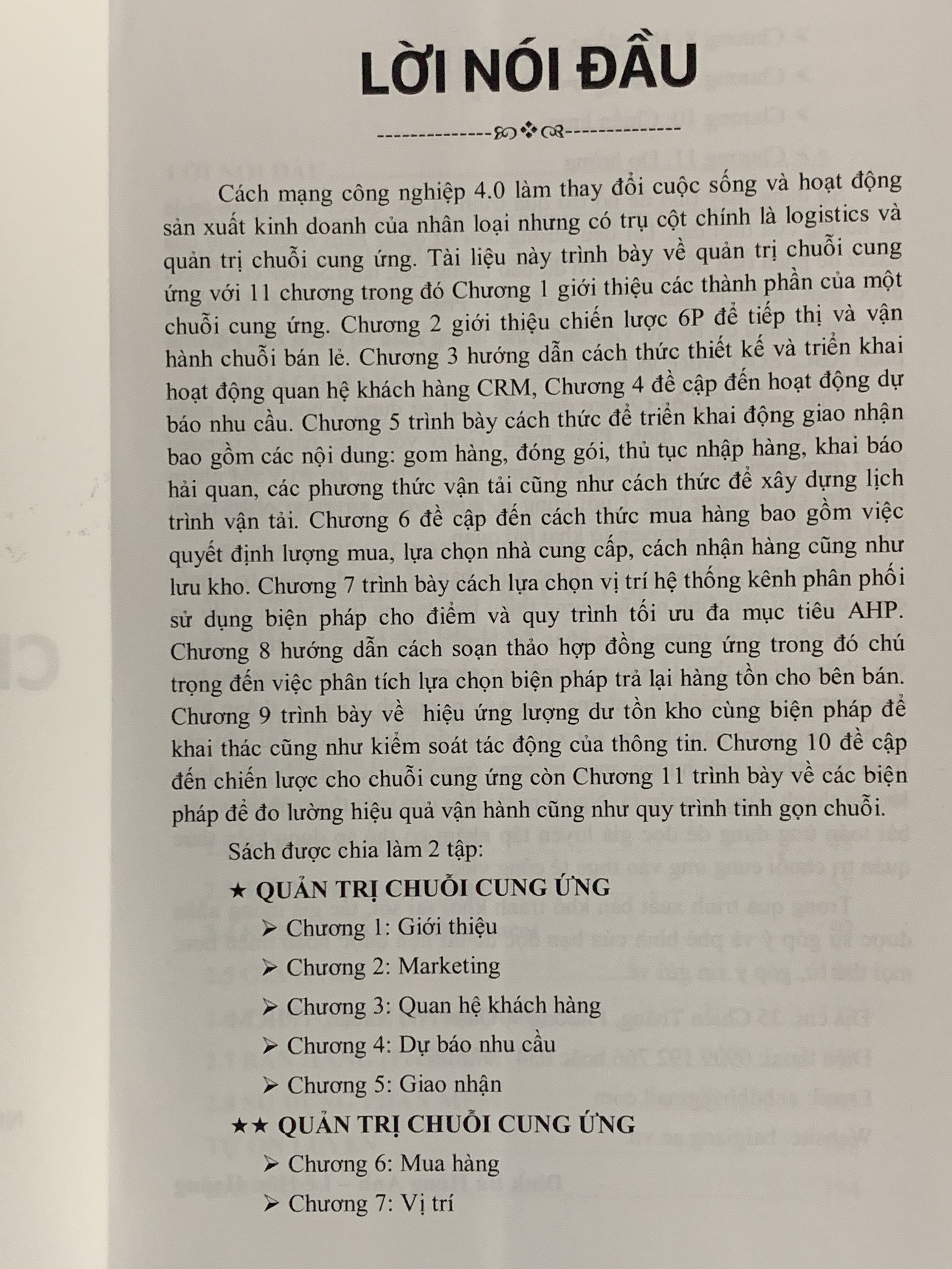 Quản Trị Chuỗi Cung Ứng ( Tập 1 ) - TS. Đinh Bá Hùng Anh