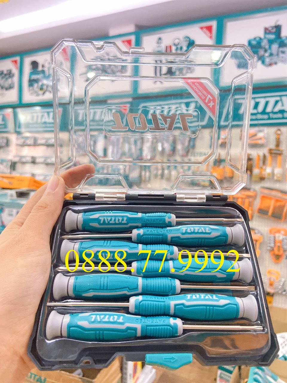 Bộ 7 tua vít đồng hồ total tht250726
