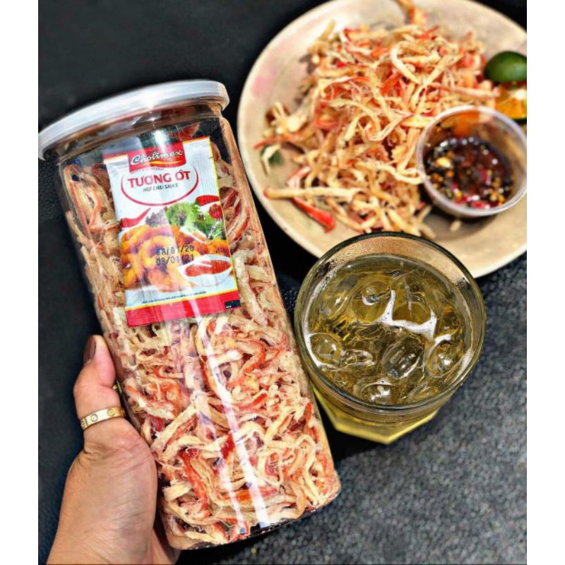 [HCM][Bán Lẻ Giá Sỉ] Mực Sợi Hấp Nước Dừa 300 Gram