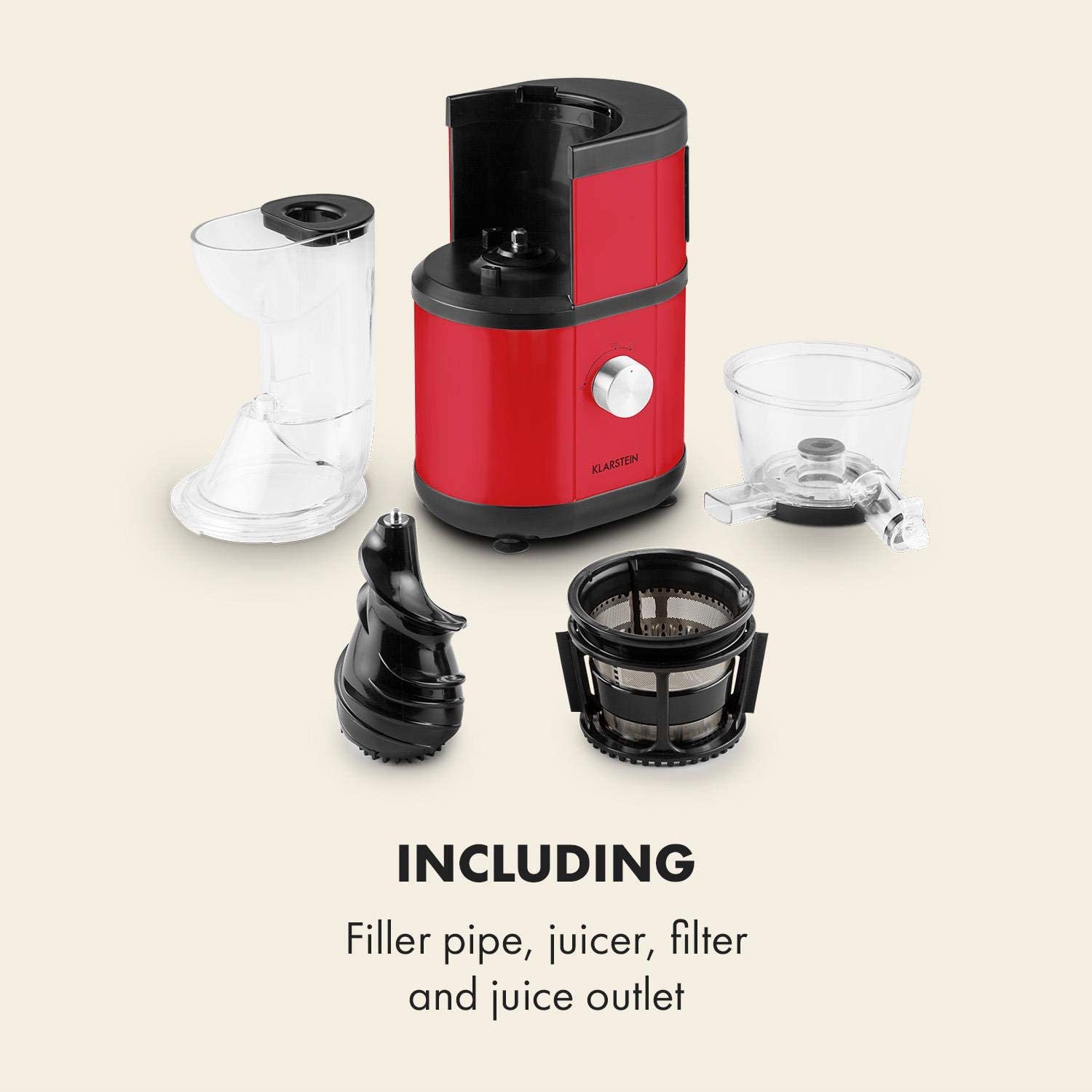 [Trả góp 0%]MÁY ÉP CHẬM KLARSTEIN 400W/60 VÒNG PHÚT