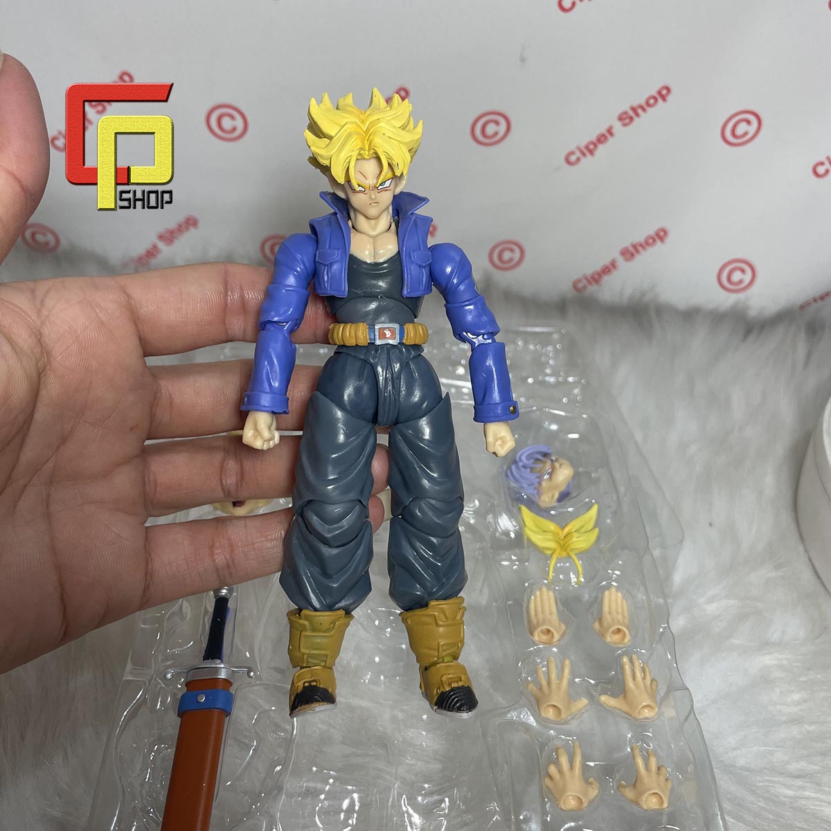 Mô hình Trunks SHF - Mô hình Dragon Ball - figure action Trunks Dragon Ball