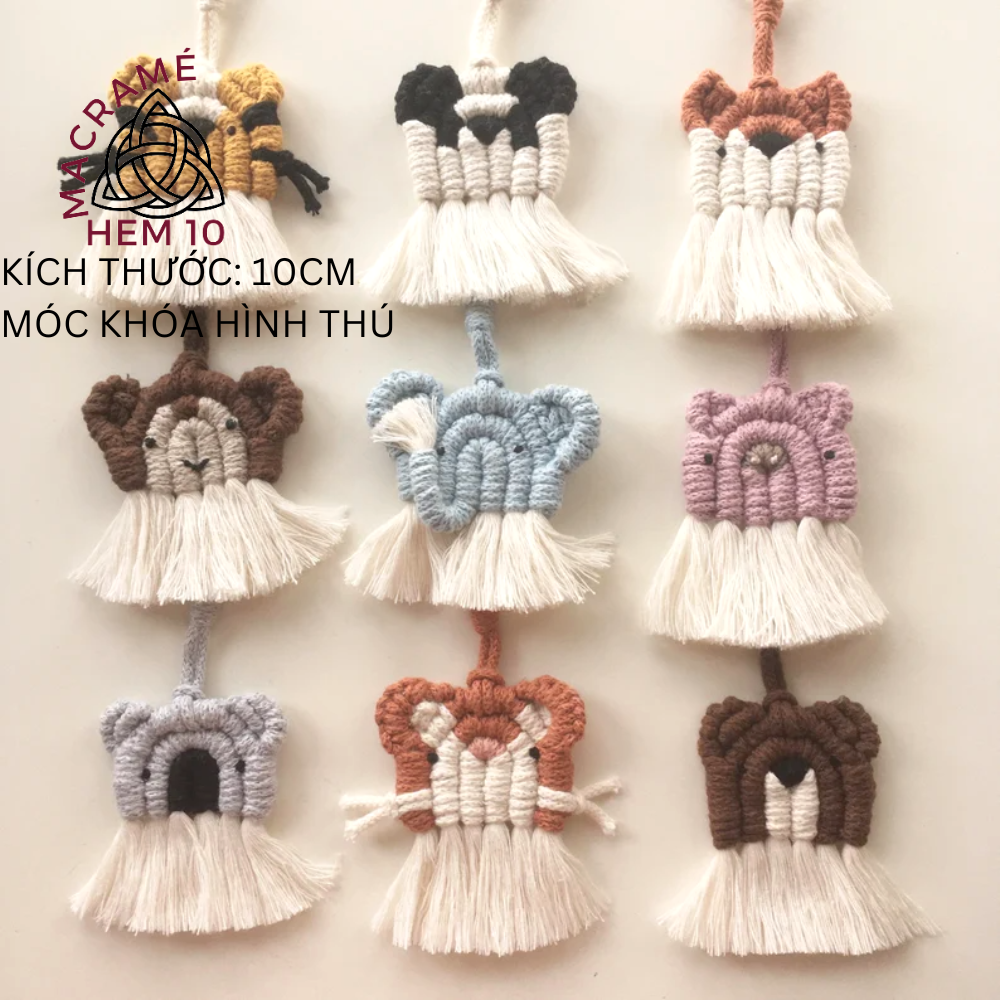 Nice And Lovely Handmade Macrame Key Chains