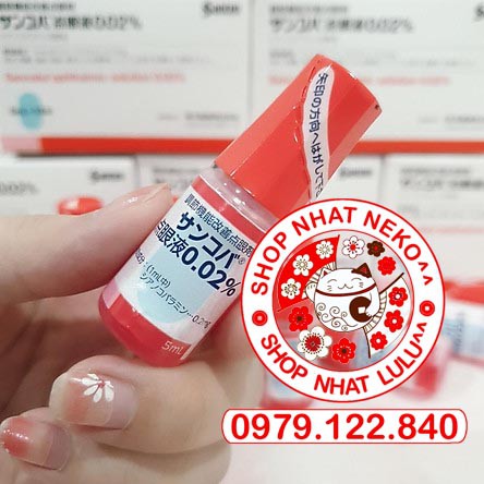 5ml - dung dịch nhỏ mắt cận sancoba nhật bản