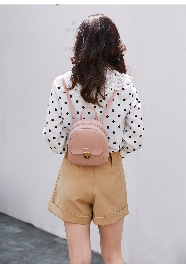 Balo nữ mini thời trang AT27 da Pu mềm mịn