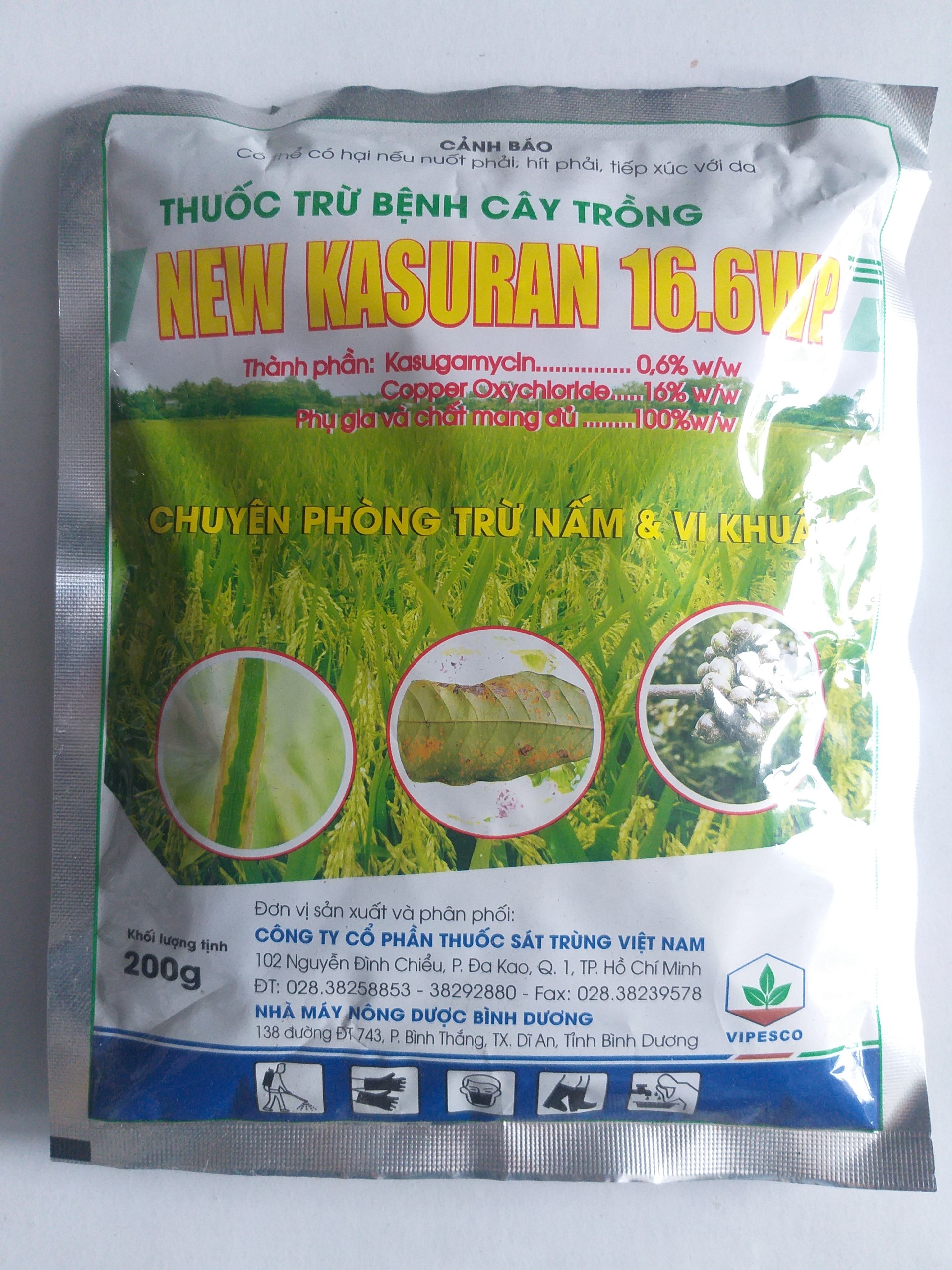 Thuốc trừ bệnh cây trồng - New Kasuran- gói 200gr