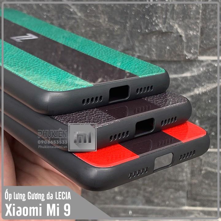 [3 MÀU] Ốp lưng cho Xiaomi Mi 9 Gương da LECIA