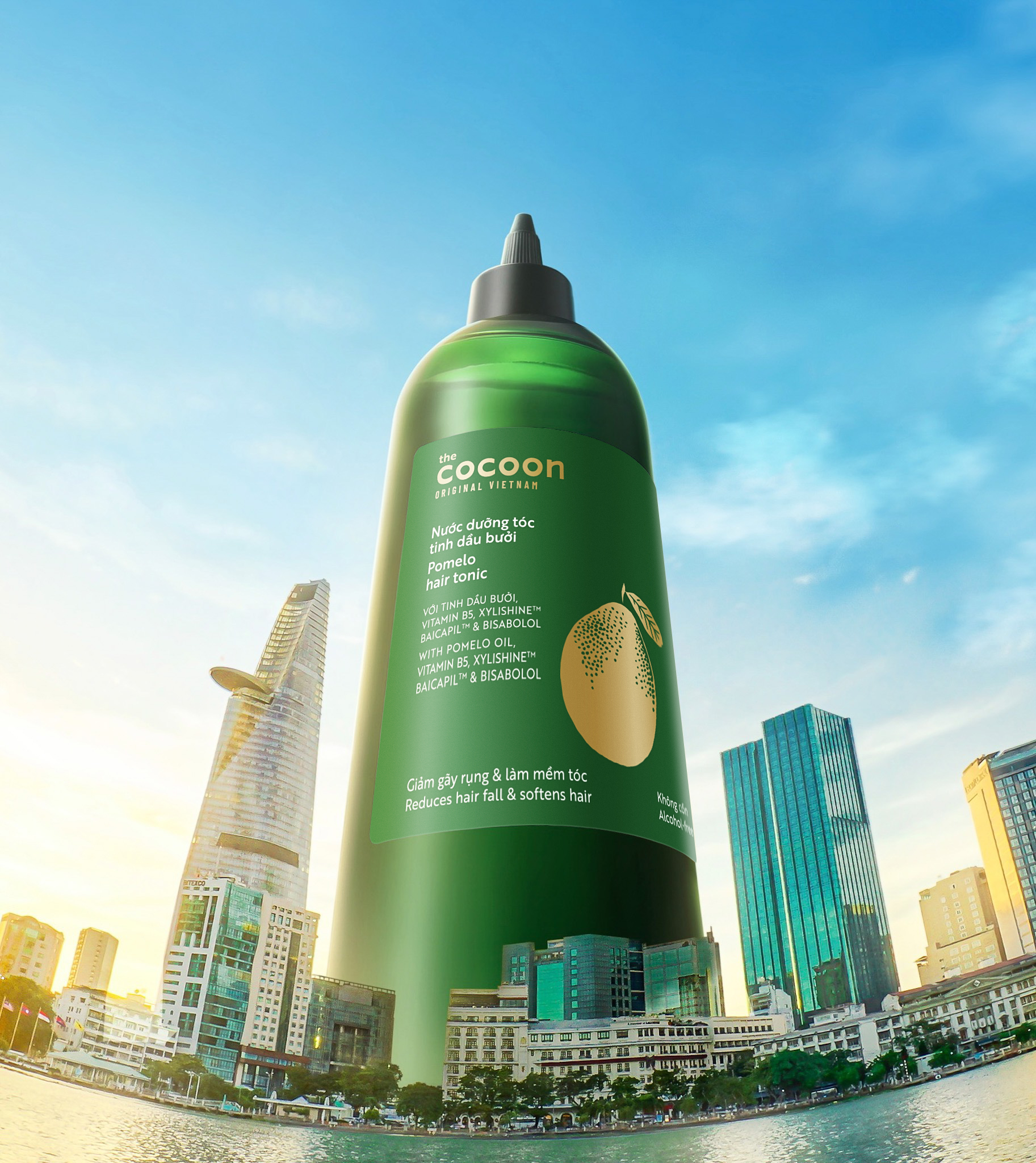 Bigsize - Nước dưỡng tóc tinh dầu bưởi Cocoon 310ml