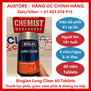 Bioglan Lung Clear 60 Tablets thumbnail