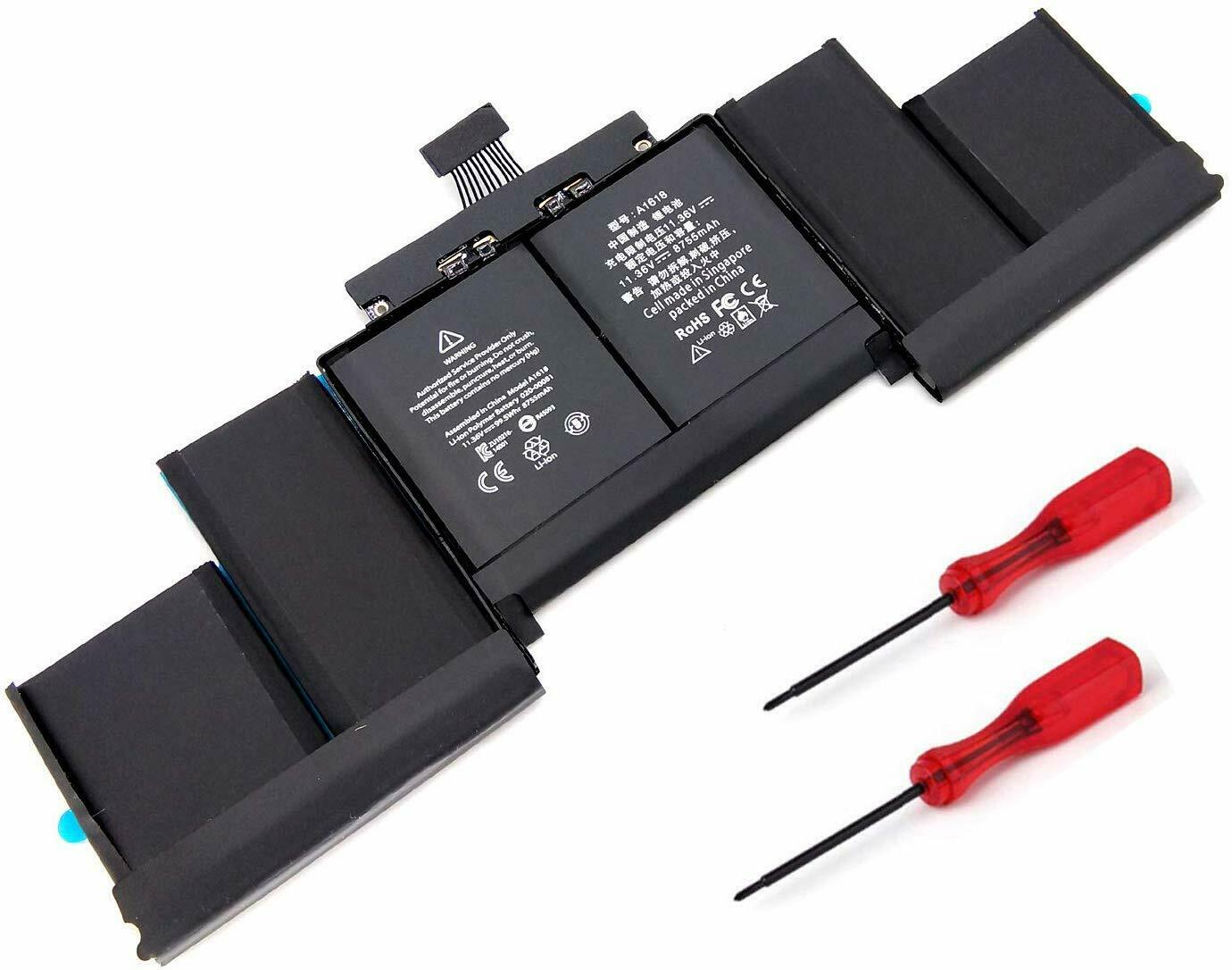 [HCM]Pin Thay Thế Cho MacBook Pro Retina 15" Mã Máy A1398 NĂM 2015 Mã Pin A1618 Hàng Mới 100%